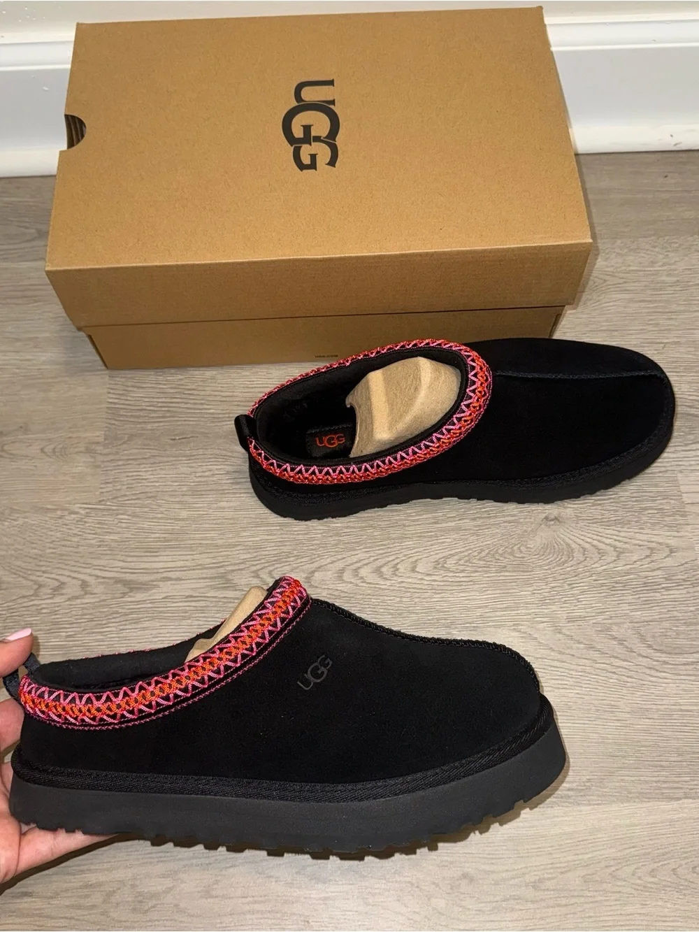 New Ugg Kids Tazz Slipper Black